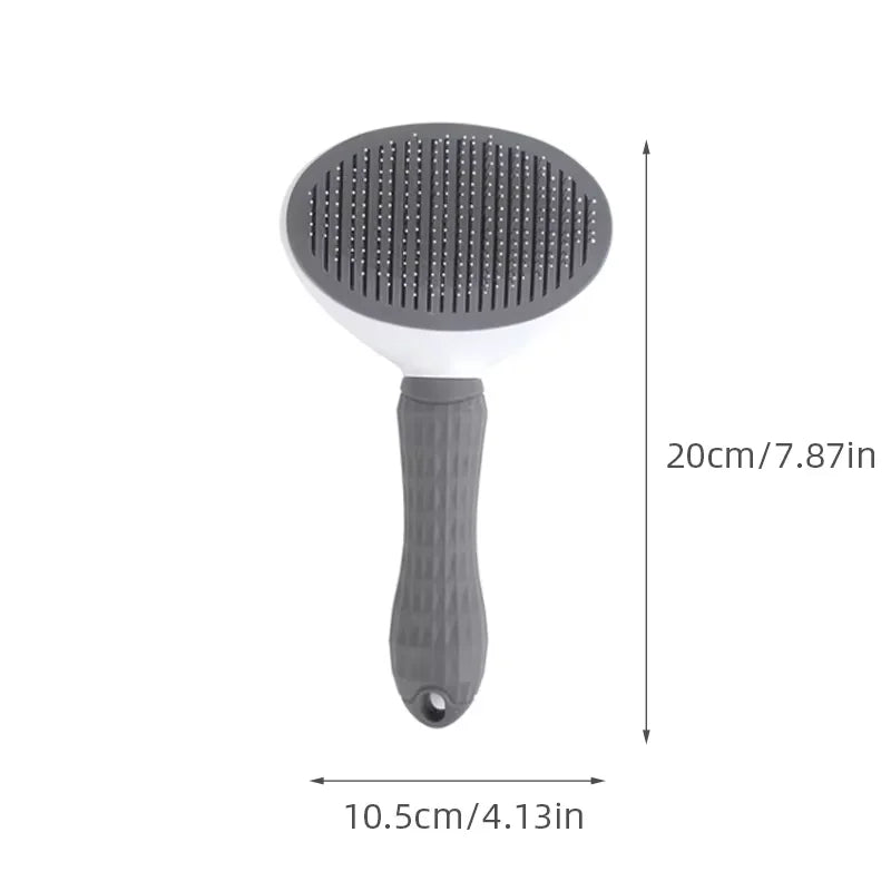 Brosse Auto-Nettoyante pour Chats et Chiens – Élimination Facile des Poils