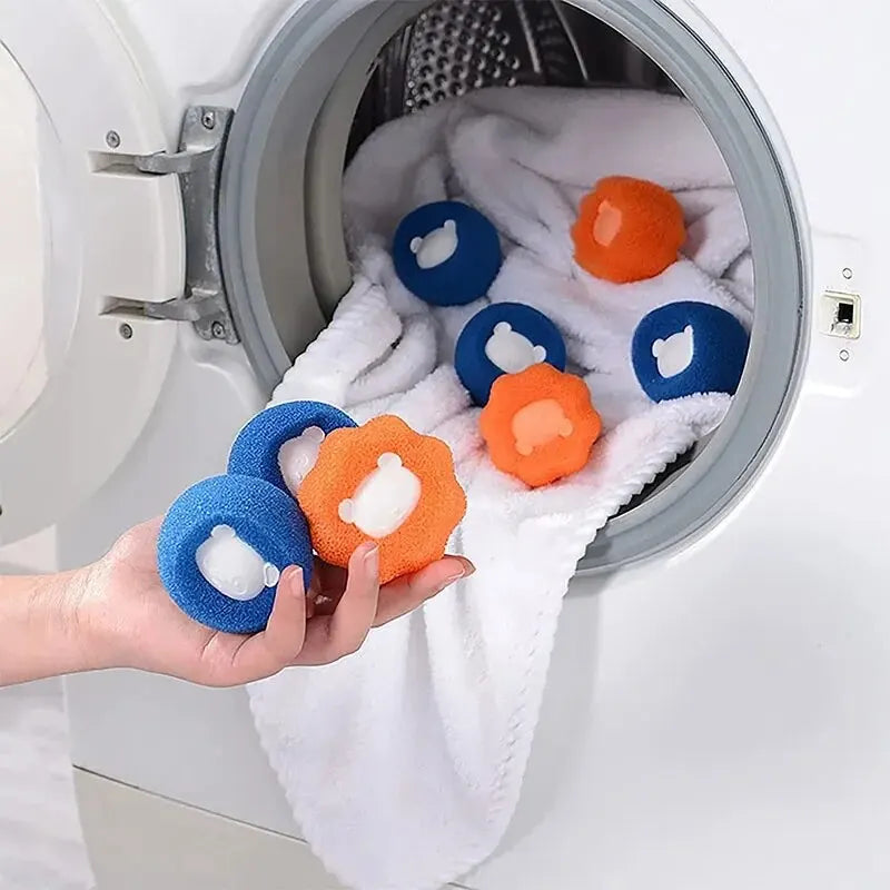 Balles Attrape-Poils pour Machine à Laver et Sèche-Linge